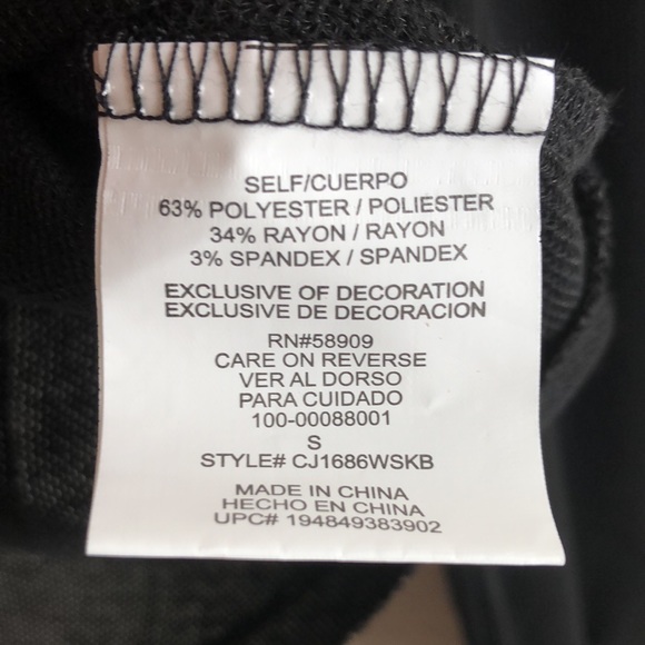 Women’s, Tops, Copper Key, Small, Black - Picture 4 of 5